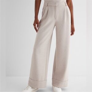 NWT Express stylist wide leg high rise pants SZ 12R 31" inseam
